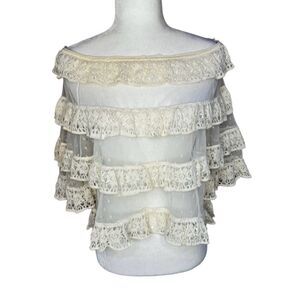 NWT RED Valentino Maglia lace top size Medium